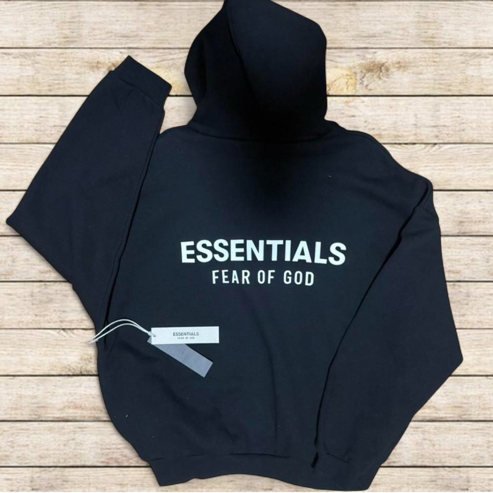 Fear of God Essentials Black Hoodie